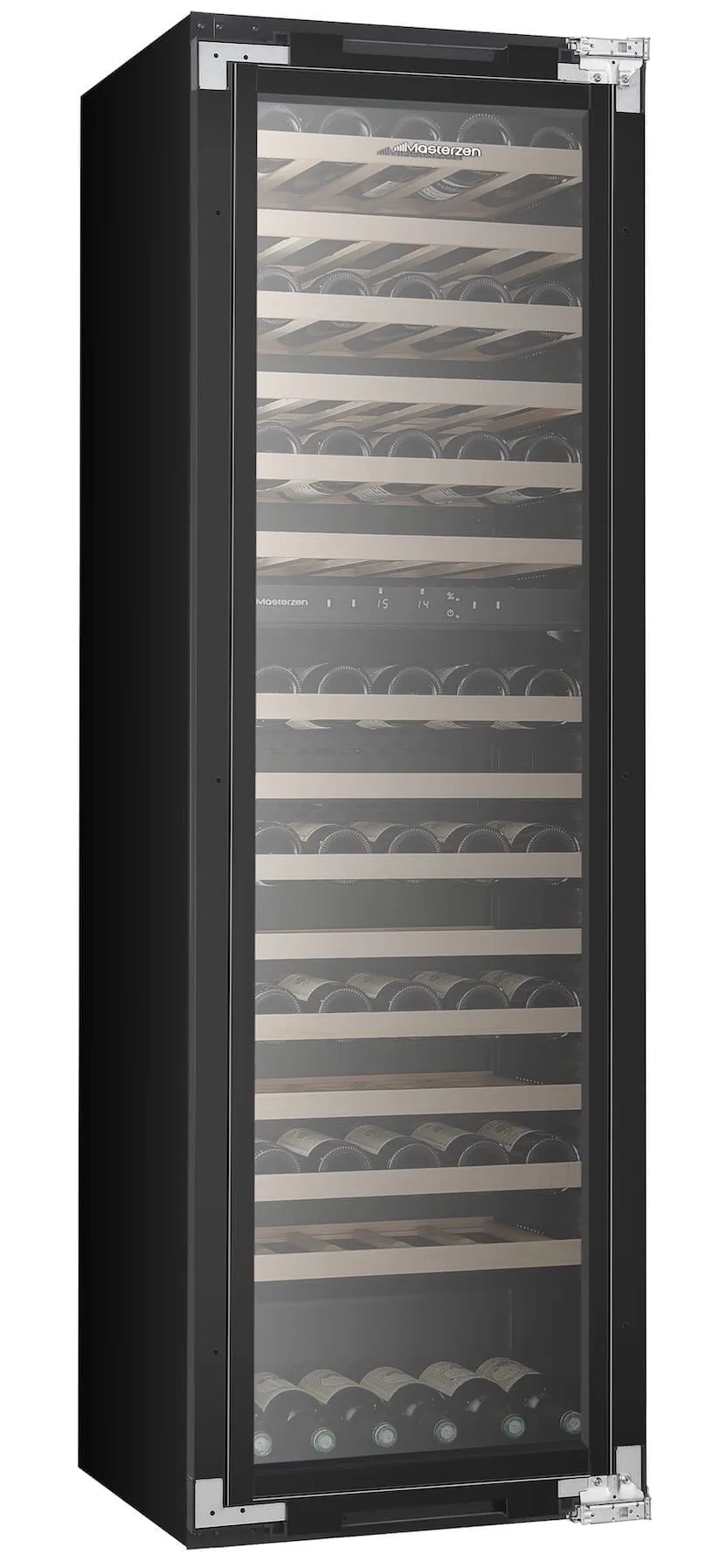 xpr w106dt Πλήρως Εντοιχιζόμενος Διζωνικός Συντηρητής Κρασιών 87 Φιαλών | decor panel