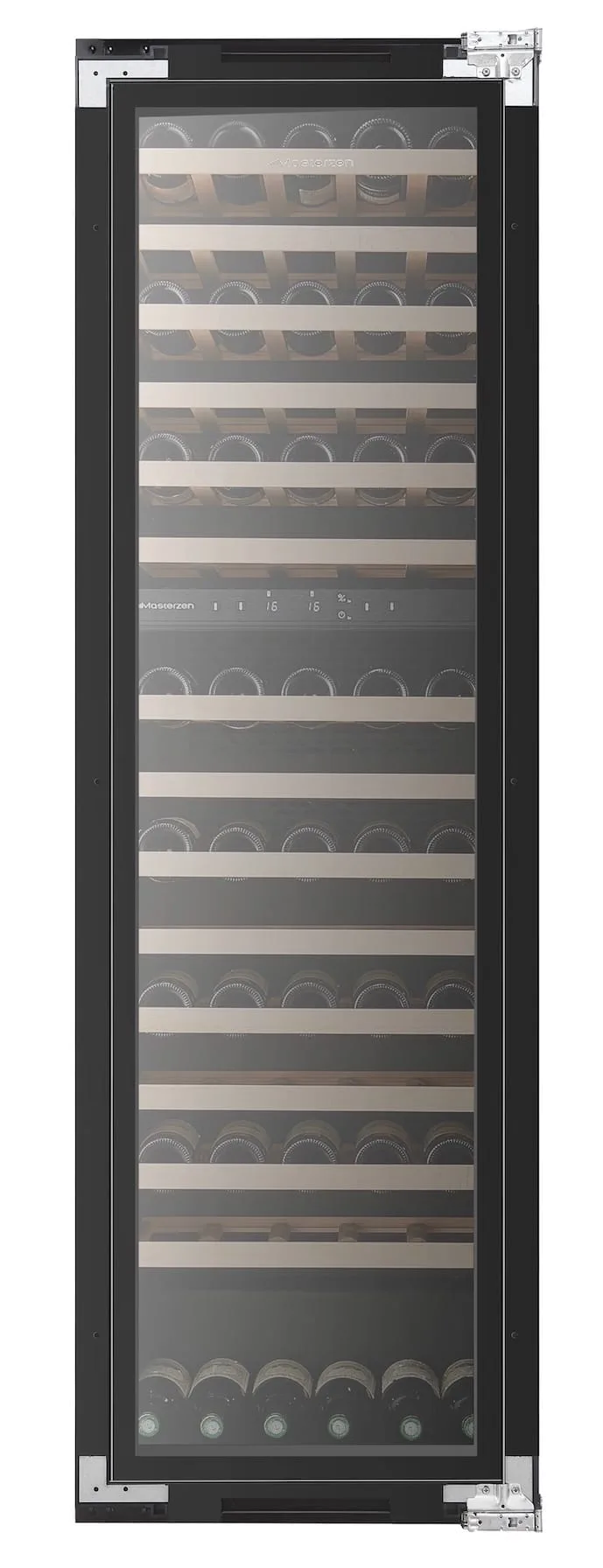 xpr w106dt Πλήρως Εντοιχιζόμενος Διζωνικός Συντηρητής Κρασιών 87 Φιαλών | decor panel