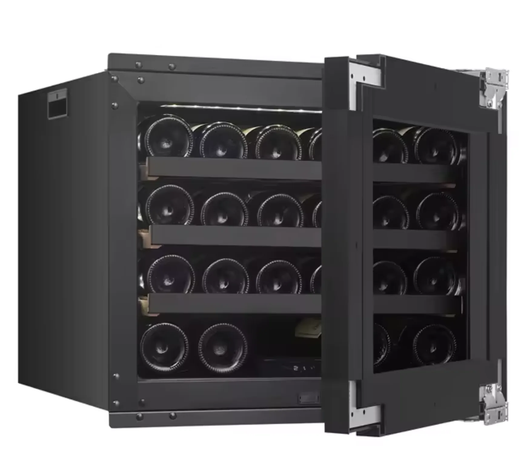 xpr w24s Πλήρως Εντοιχιζόμενος Συντηρητής Κρασιών Μίας Ζώνης 24 Φιαλών | décor panel ready