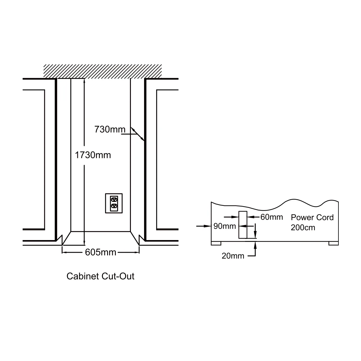 xpr w180dt Ελεύθερος / Εντοιχιζόμενος Διζωνικός Συντηρητής Κρασιών 154 Φιαλών | Μαύρη Πόρτα