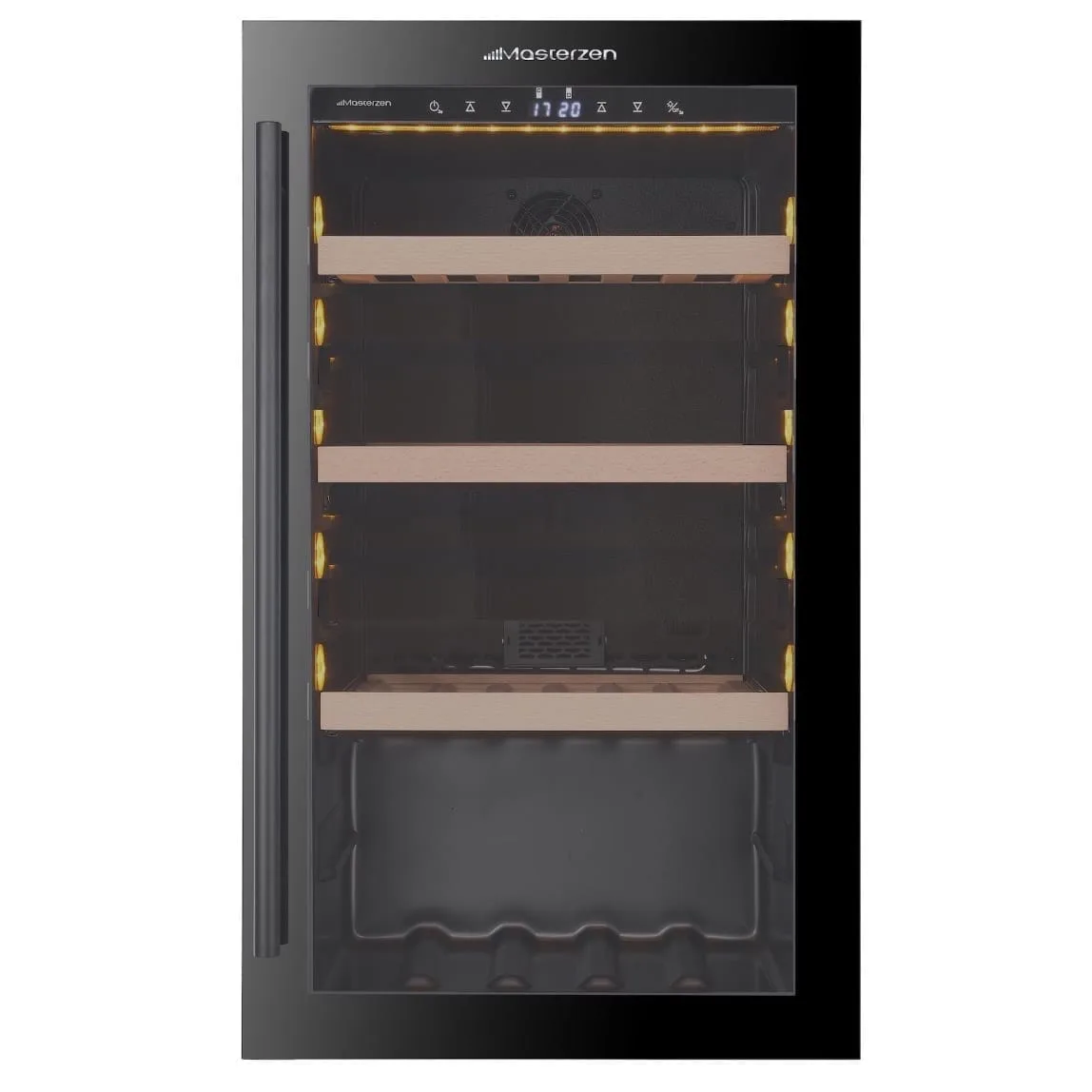 xpr w40s Ελεύθερος Μονοζωνικός Συντηρητής Κρασιών 49 Φιαλών | Μαύρη Πόρτα