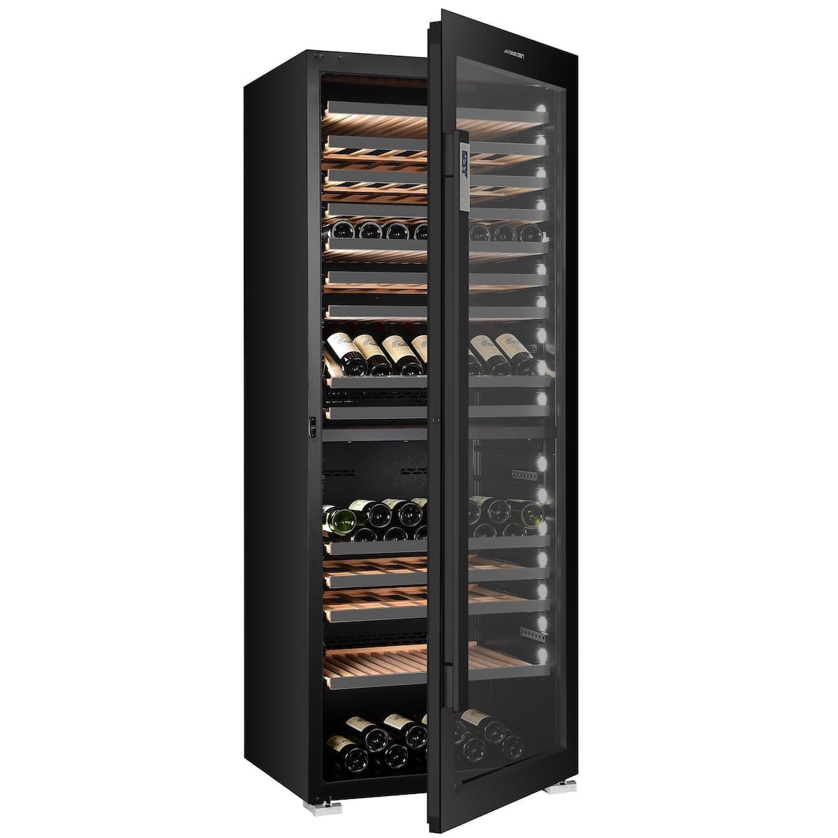 xpr w300dt Ελεύθερος Διζωνικός Συντηρητής Κρασιών 270 Φιαλών | Μαύρη Πόρτα