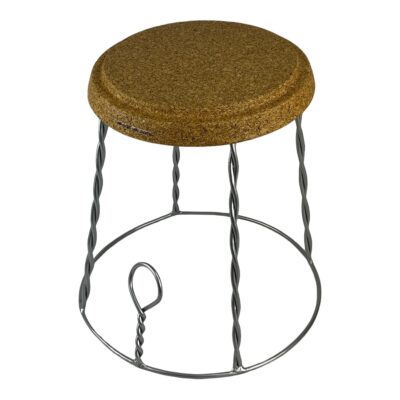 Σκαμπό από Σύρμα και Φελλό Σαμπάνιας μικρό