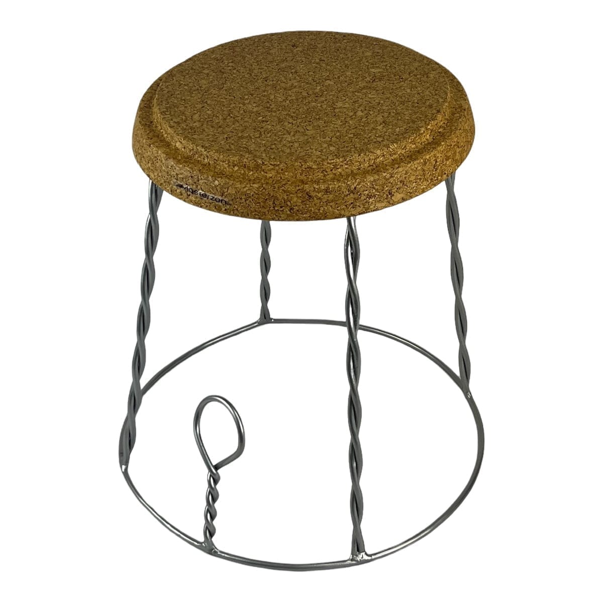 Σκαμπό από Σύρμα και Φελλό Σαμπάνιας μικρό