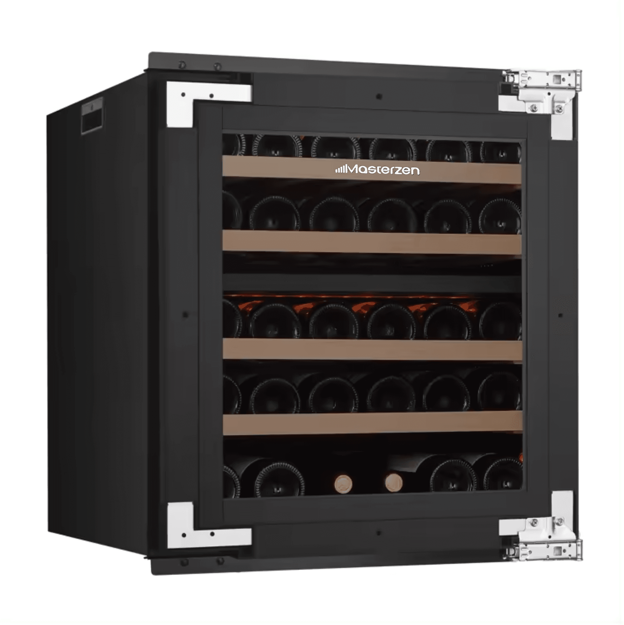 xpr w30d Πλήρως Εντοιχιζόμενος Διζωνικός Συντηρητής Κρασιών 26 Φιαλών aνω του Πάγκου | décor panel ready